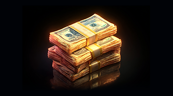 $10 أموال حقيقية