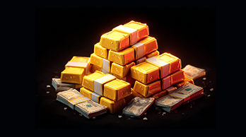$100 أموال حقيقية
